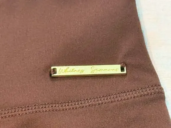 Gymshark x Whitney Simmons High Rise Scrunch Leggings Brown Size XS - Picture 5 of 8